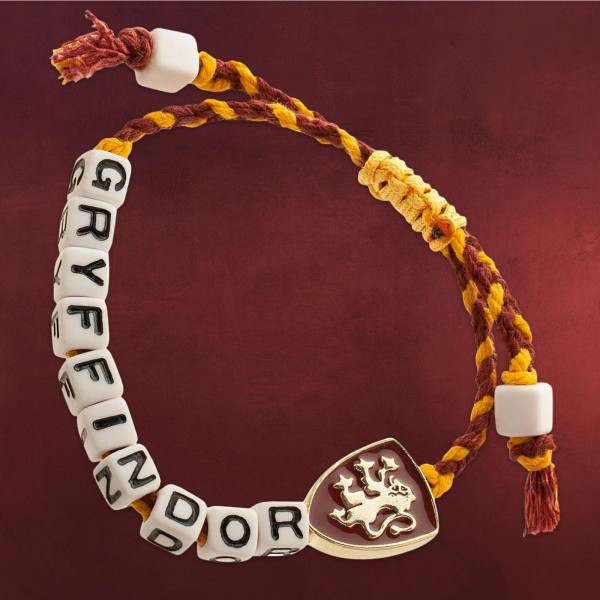 Harry Potter - Gryffindor Cube Bead Armband