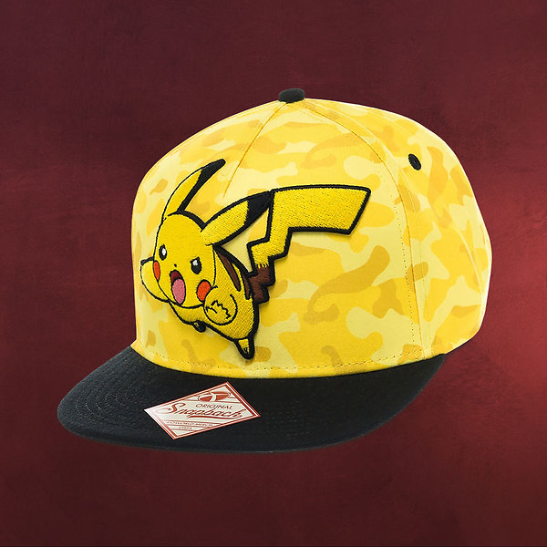 Pokemon - Pikachu Camo Snapback Cap gelb