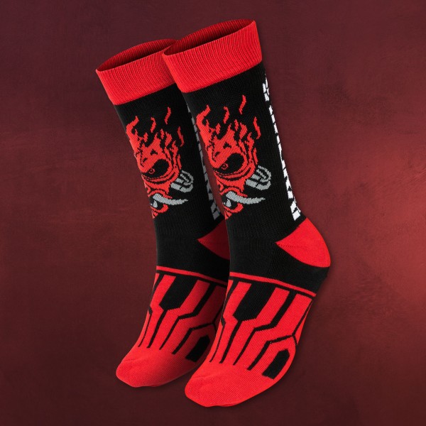 Cyberpunk 2077 - Samurai Logo Socken