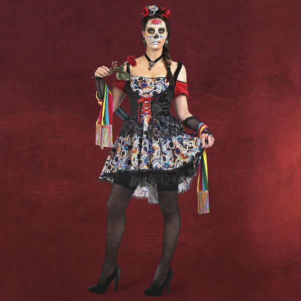 Mexikanerin Kostüm Día de los Muertos