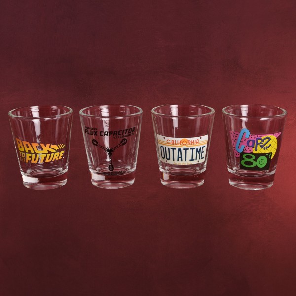 Zurück in die Zukunft - Symbol Shots Gläserset