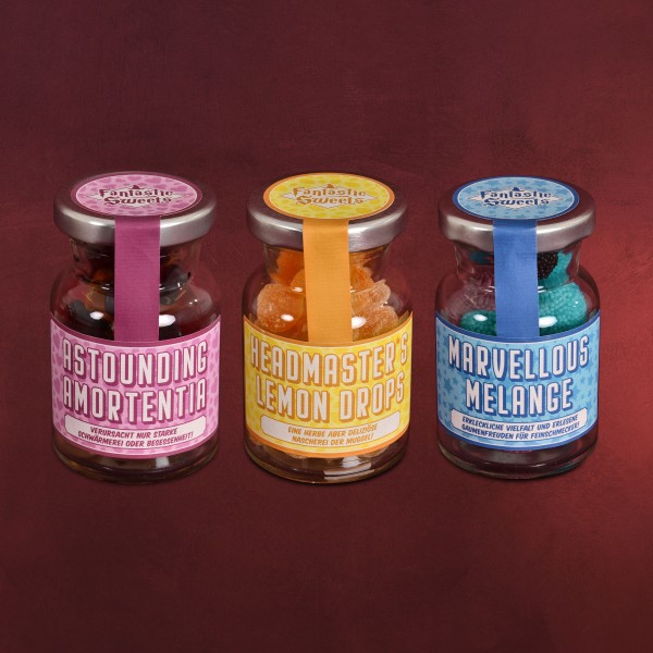 Fruchtgummis im Glas für Harry Potter Fans 3er Set Angebot