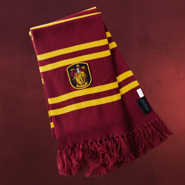 Harry Potter Gryffindor Strickschal Gelb Rot Elbenwald