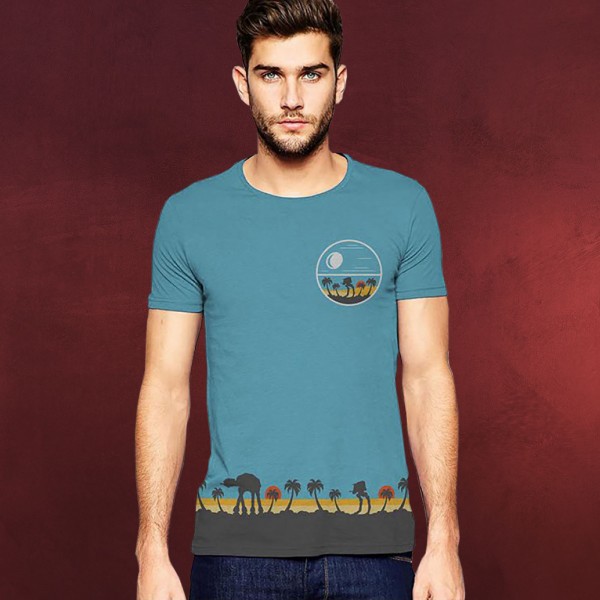 Star Wars - Rogue One Tropical Scene T-Shirt