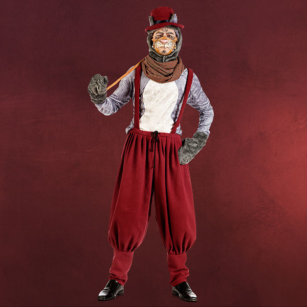 Straßen Kater - Kostüm Herren rot
