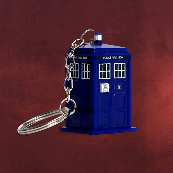 Doctor Who - Tardis Schlüsselanhänger mit Licht