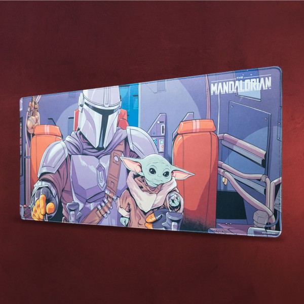 Grogu und Mandalorianer Mousepad - Star Wars The Mandalorian