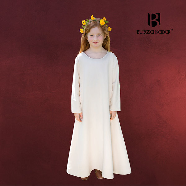 Mittelalter Kinder Unterkleid Ylvi natur