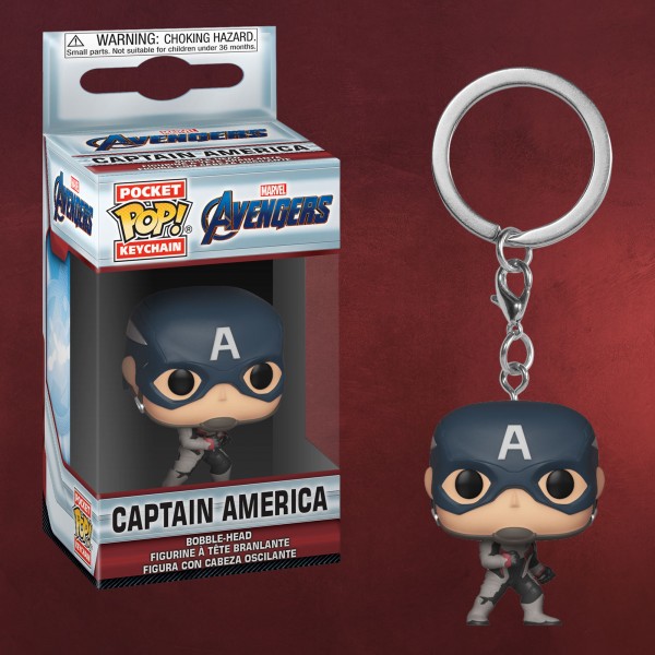 Avengers - Captain America Endgame Funko Pop Schlüsselanhänger