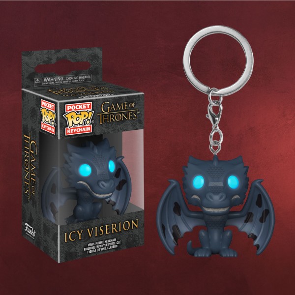 Game of Thrones - Viserion Eisdrache Funko Pop Schlüsselanhänger