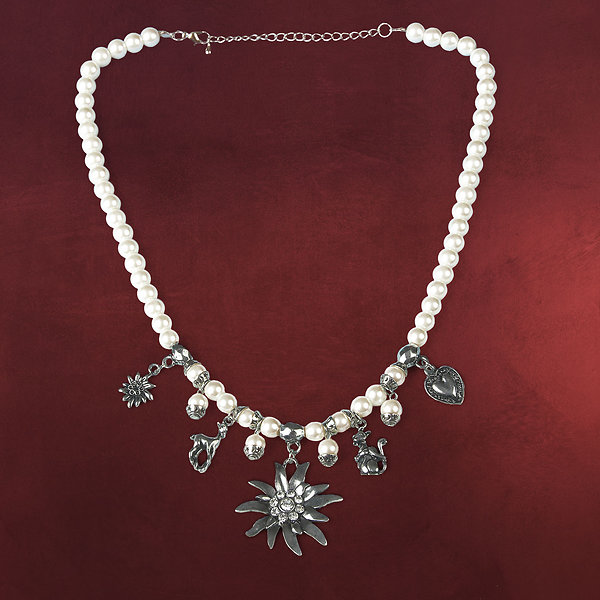 Trachten Kette Edelweiss