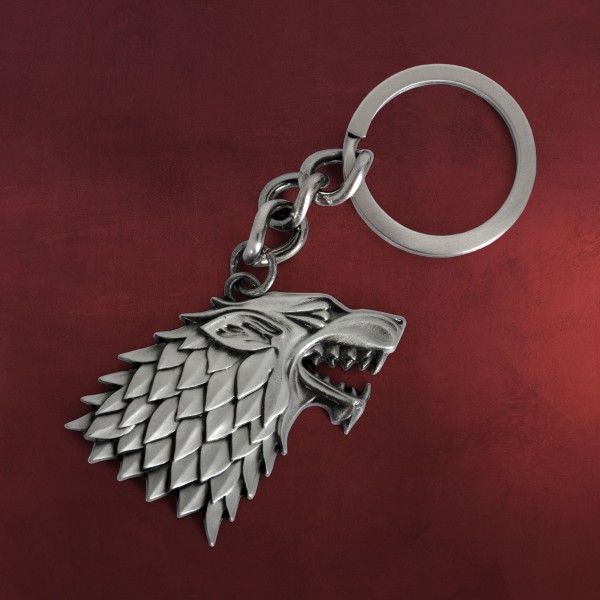 Game of Thrones - Stark Wappen Schattenwolf Schlüsselanhänger