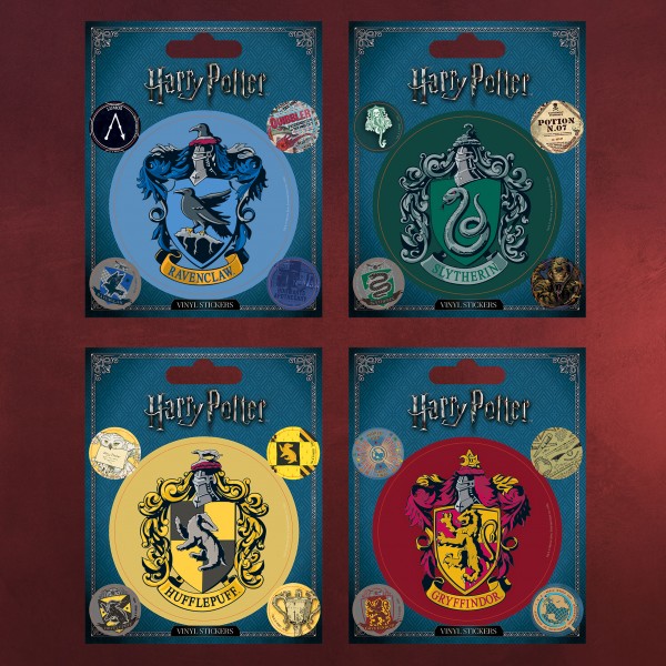Harry Potter - Hogwarts Häuser Sticker Set