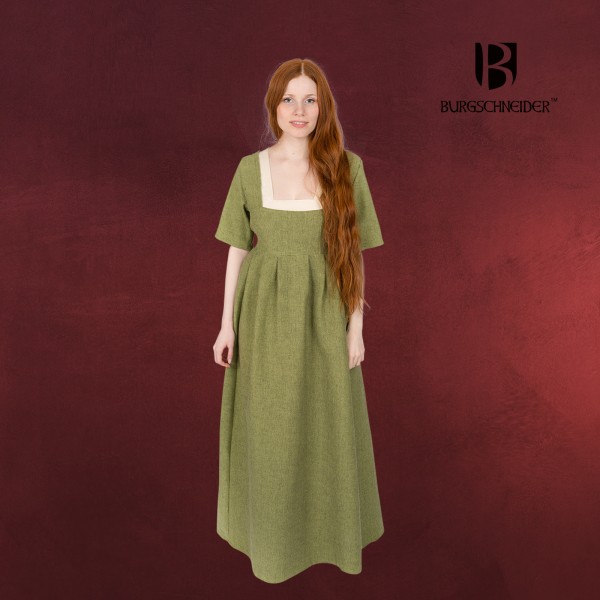 Mittelalter Kleid Frideswinde grün