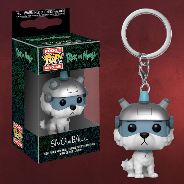 Rick and Morty - Snowball Funko Pop Schlüsselanhänger