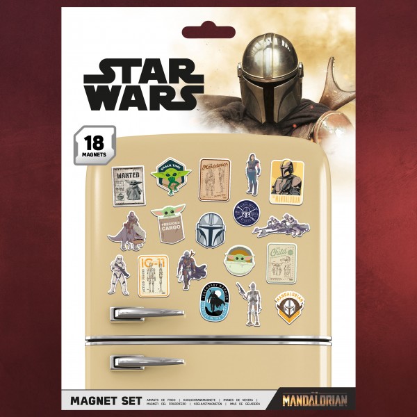 The Mandalorian Bounty Hunter Magnet-Set - Star Wars