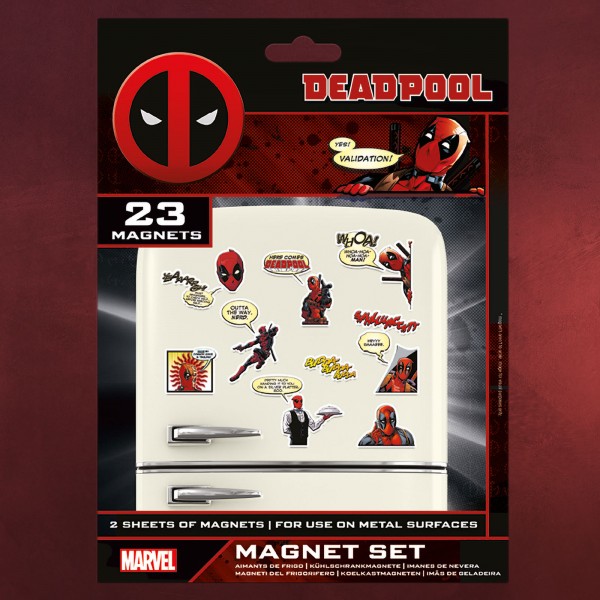 Deadpool - Comic Magnet-Set