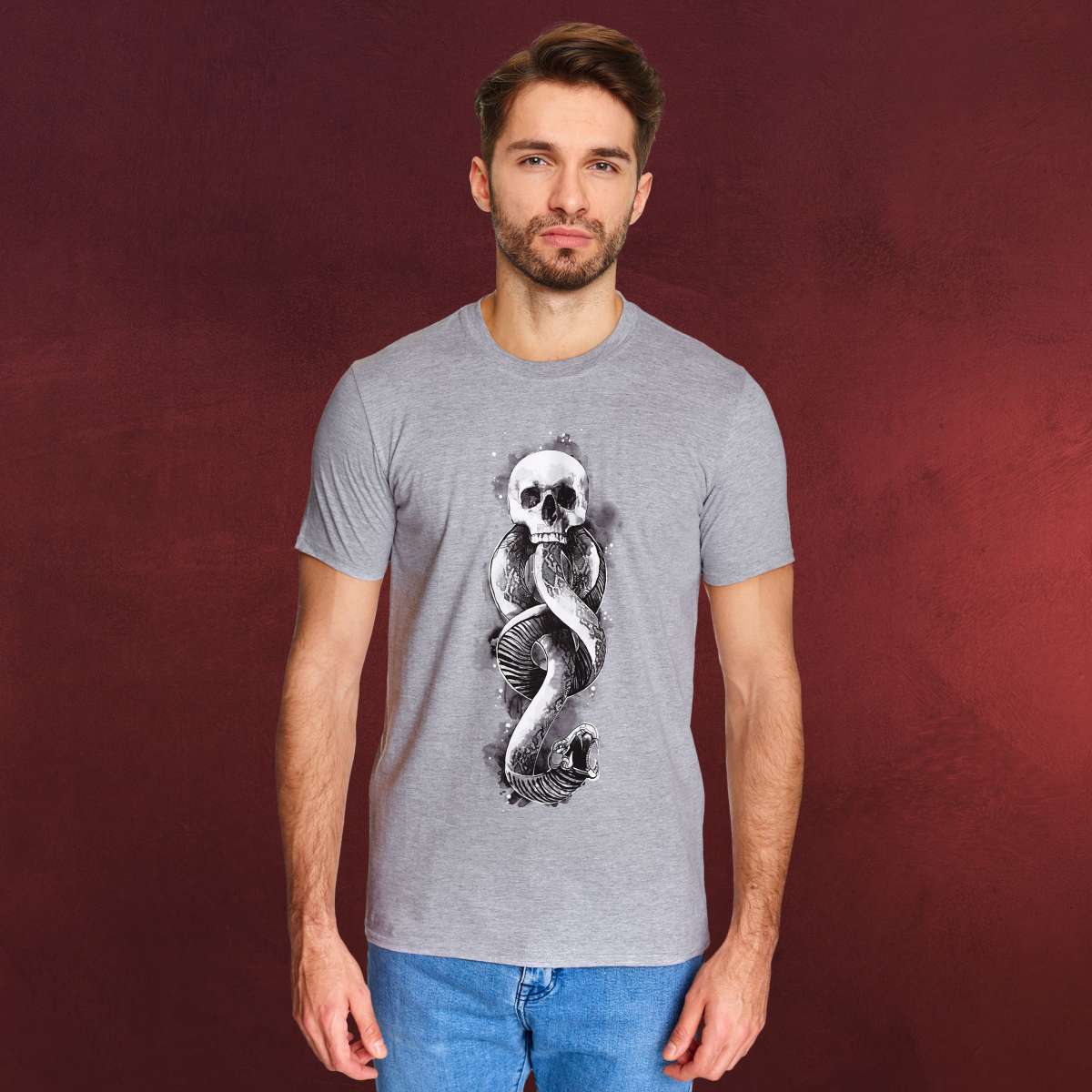 Harry Potter Das Dunkle Mal TShirt grau Elbenwald Harry Potter Das Dunkle Mal TShirt grau Elbenwald