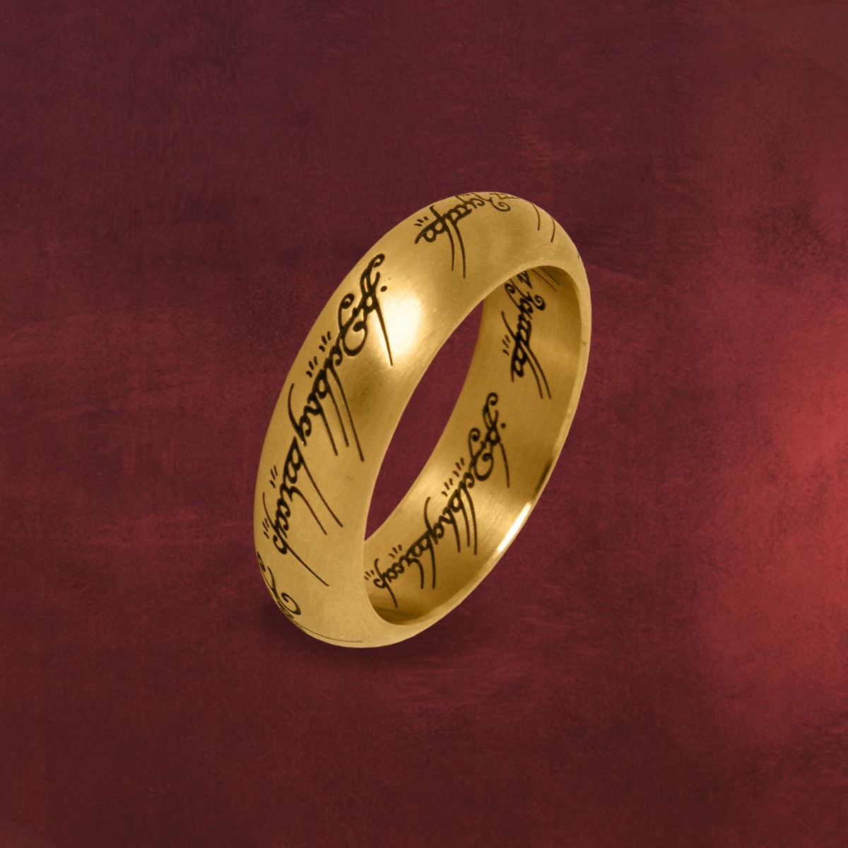 Herr der Ringe Der Eine Ring im Schmuckdisplay, gold