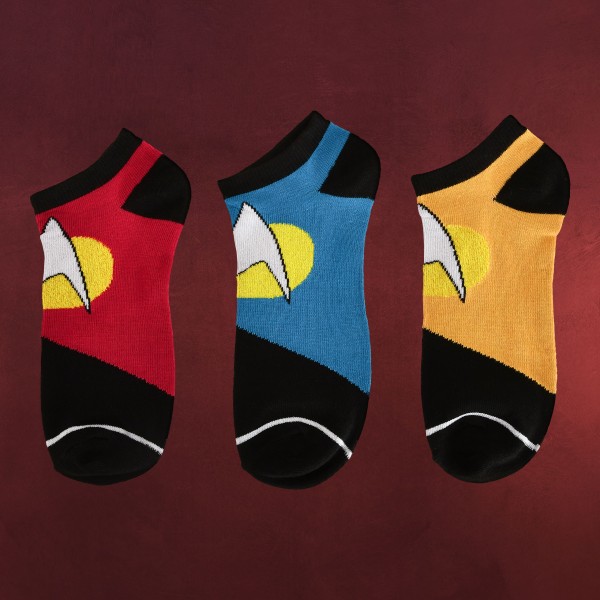 Star Trek - Logo Sneaker Socken 3er Set