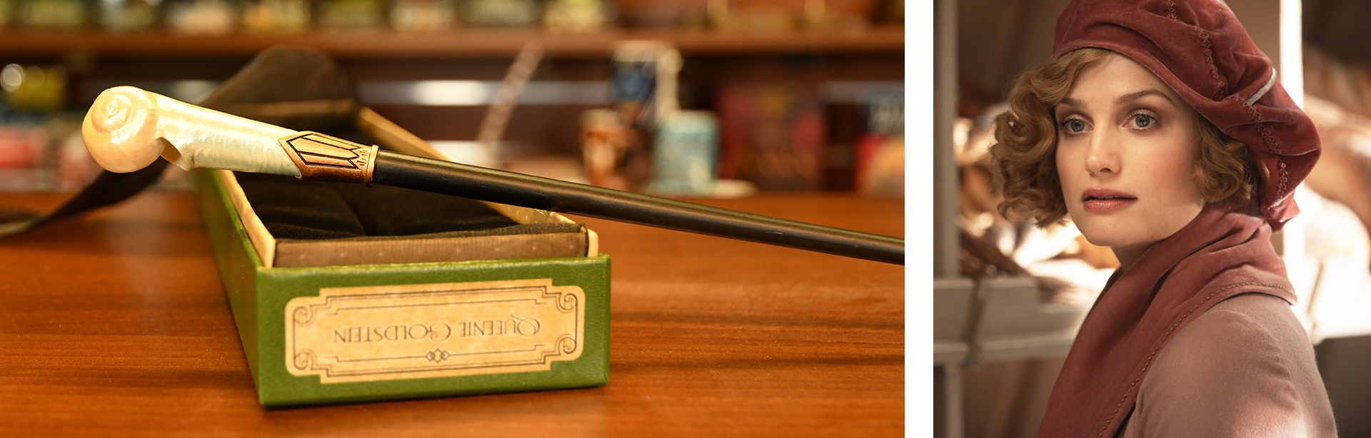 Harry Potter, Phantastische Tierwesen und wo sie zu finden sind Queenie Goldstein Zauberstab Portrait Ollivander-Edition