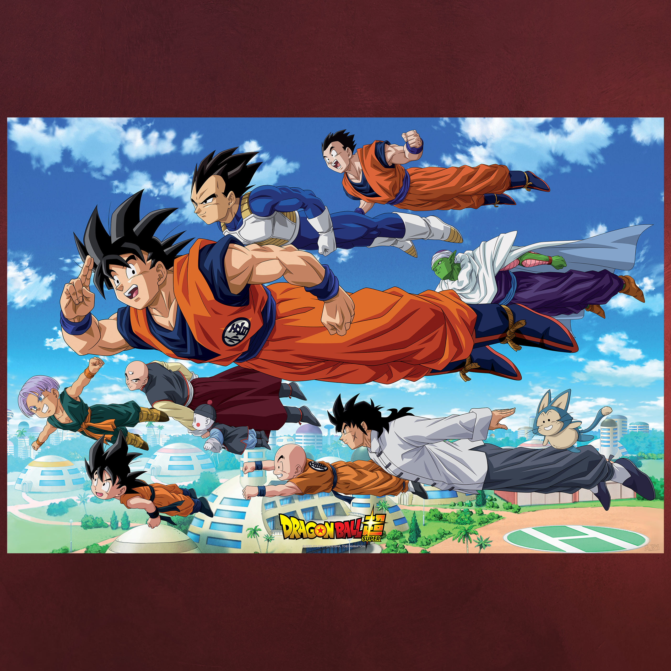 Dragon Ball Super Goku And Friends Maxi Poster Elbenwald