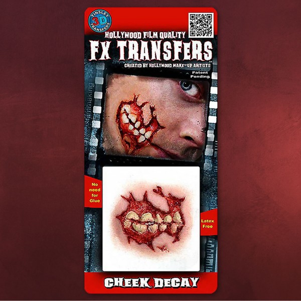 Wunde am Kiefer 3D FX Transfers