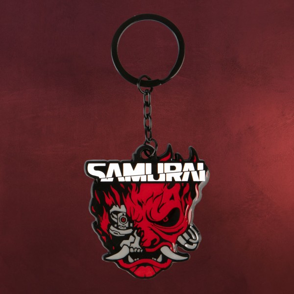 Cyberpunk 2077 - Samurai Logo Schlüsselanhänger