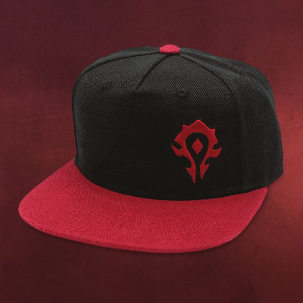 World of Warcraft - Horde Logo Snapback Cap schwarz-rot