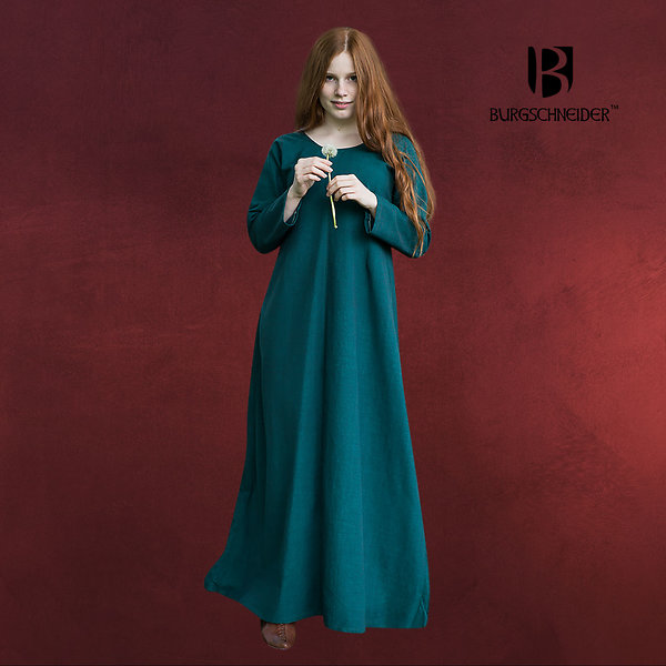 Mittelalter Unterkleid Freya grün