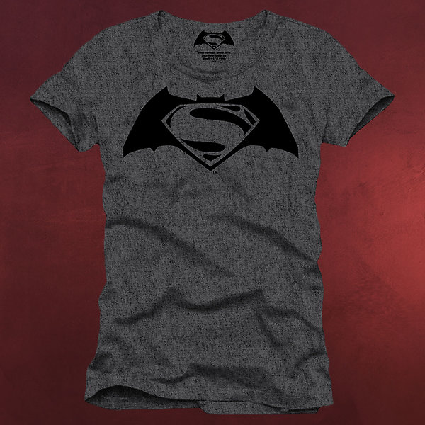 Batman v Superman - Logo T-Shirt grau