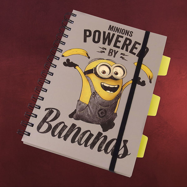 Minions - Powered by Bananas Notizbuch