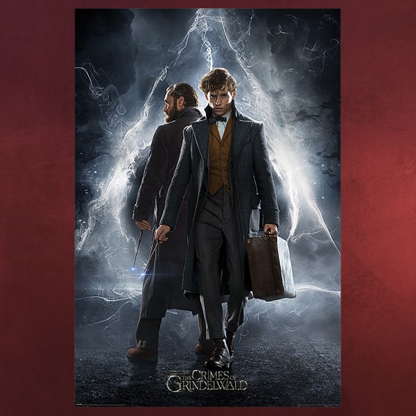 Dumbledore und Newt Scamander Maxi Poster - Phantastische Tierwesen