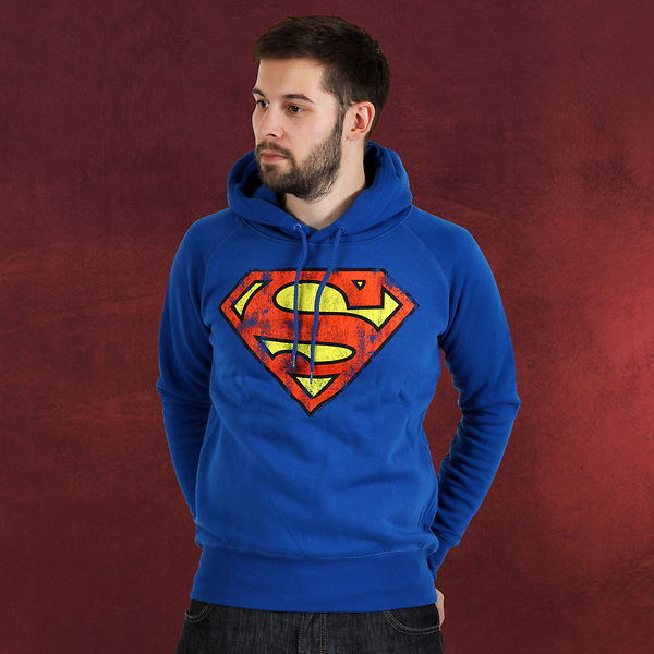 Superman Logo Hoodie Deluxe