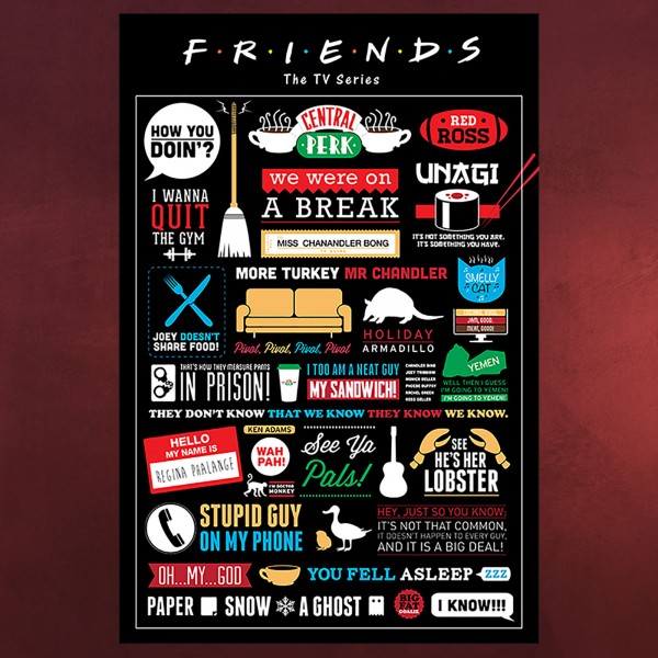 Friends - Quotes & Symbols Maxi Poster