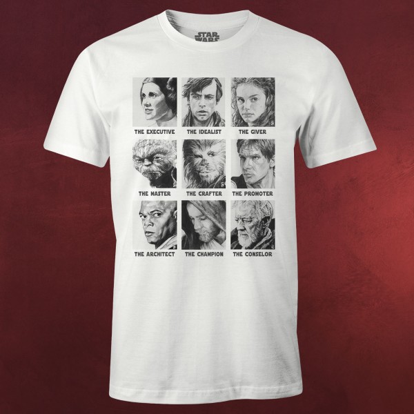 Star Wars - Classic Characters T-Shirt weiß