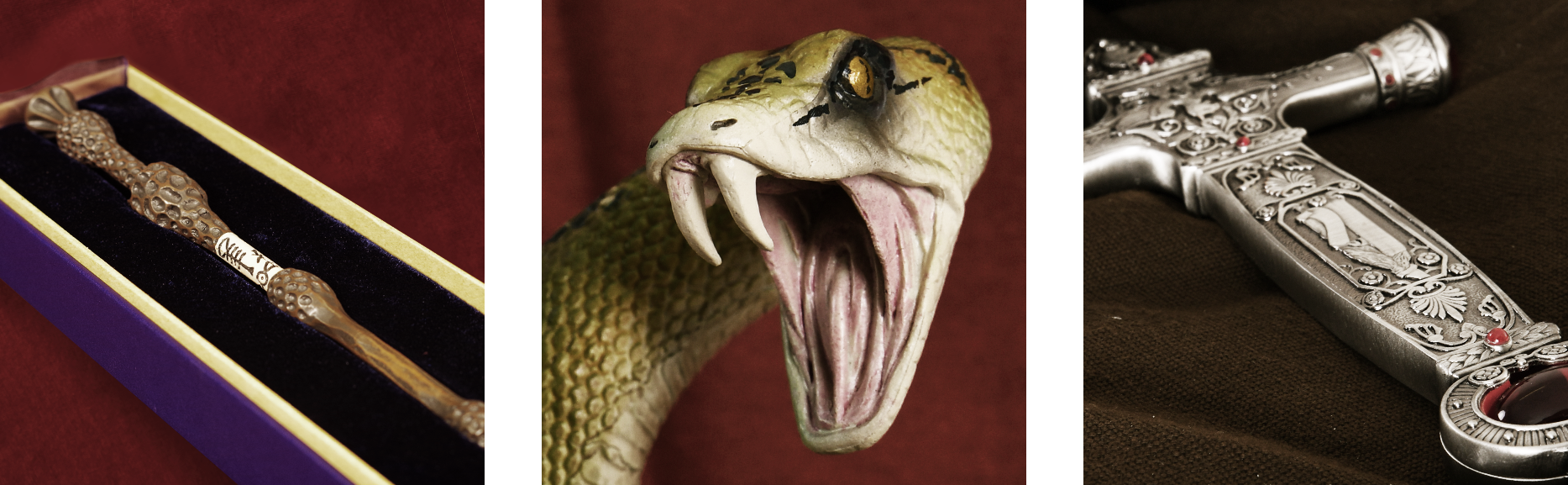 Horkruxe und Heiligtümer, wichtige Mitspieler der Schlacht: der Elderstab trifft auf seinen wahren Meister und Nagini als letzter Horkrux wird vernichtet.
