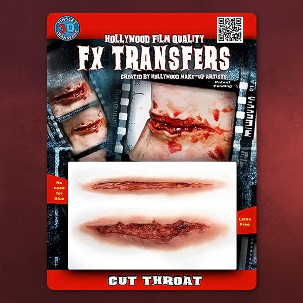 Schnittwunde 3D FX Transfers