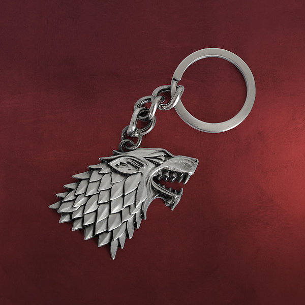 Game of Thrones - Stark Wappen Schattenwolf Schlüsselanhänger